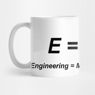 E=mc² engineering maths confidence equation Mug